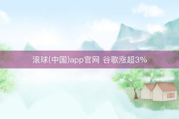 滚球(中国)app官网 谷歌涨超3%